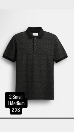 Coach Signature Monogram Polo Shirt