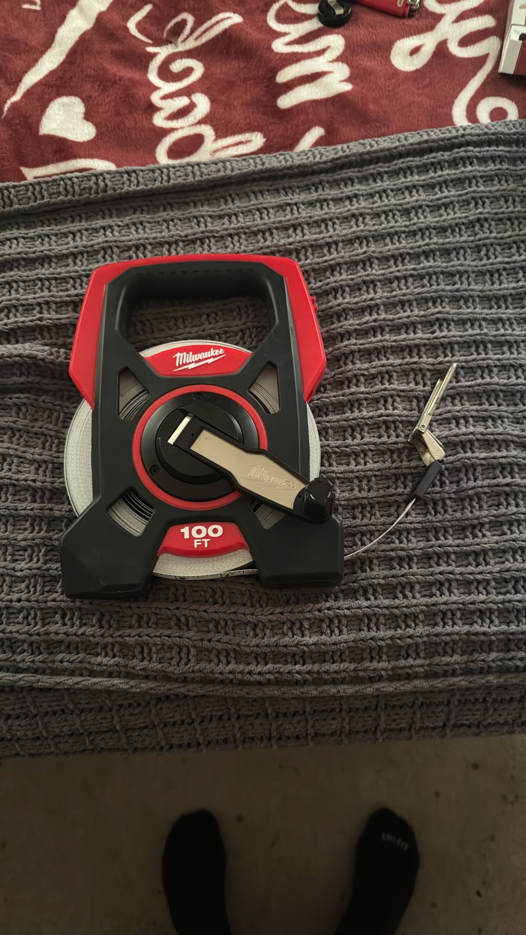 Milwaukee 100ft reel measuring Tape