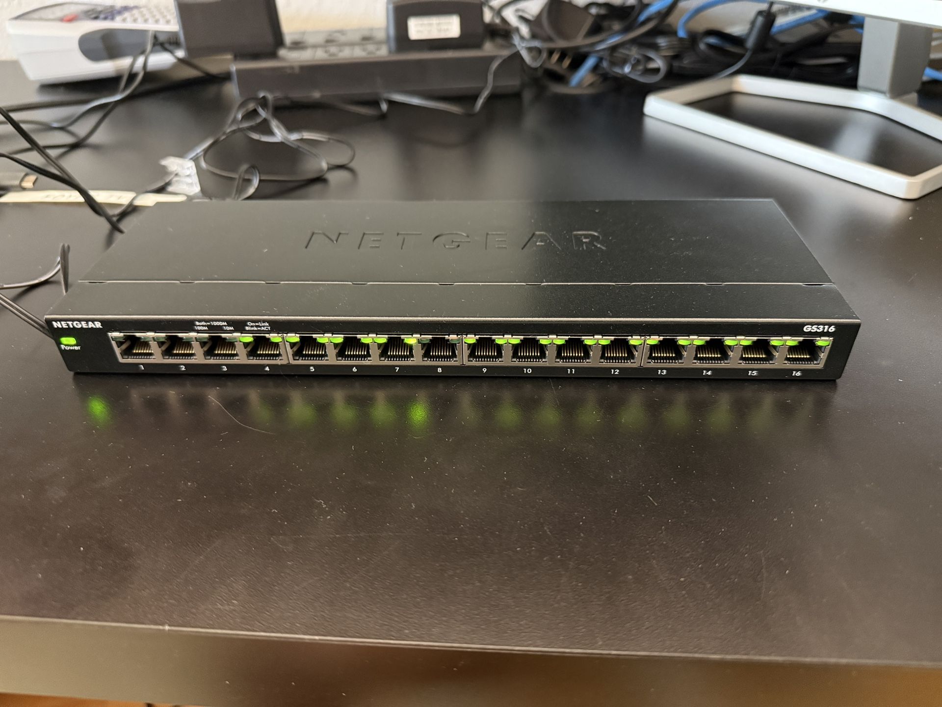 Netgear Gs316 Unmanaged Gigabit Ethernet Router Parts Repair