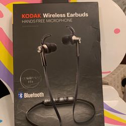 KODAK Wireless Earbuds HANDS FREE MICROPHONE COMFORT FIT Bluetooth