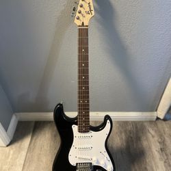 Squier Sonic Stratocaster Electric Guitar - Black with Maple Fingerboard