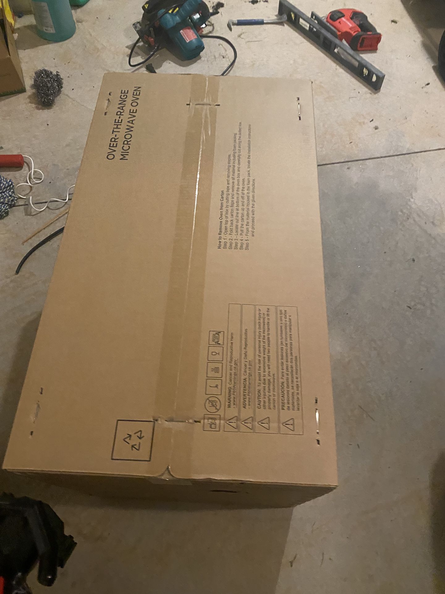 Stainless Steel Microwave New/Unboxed