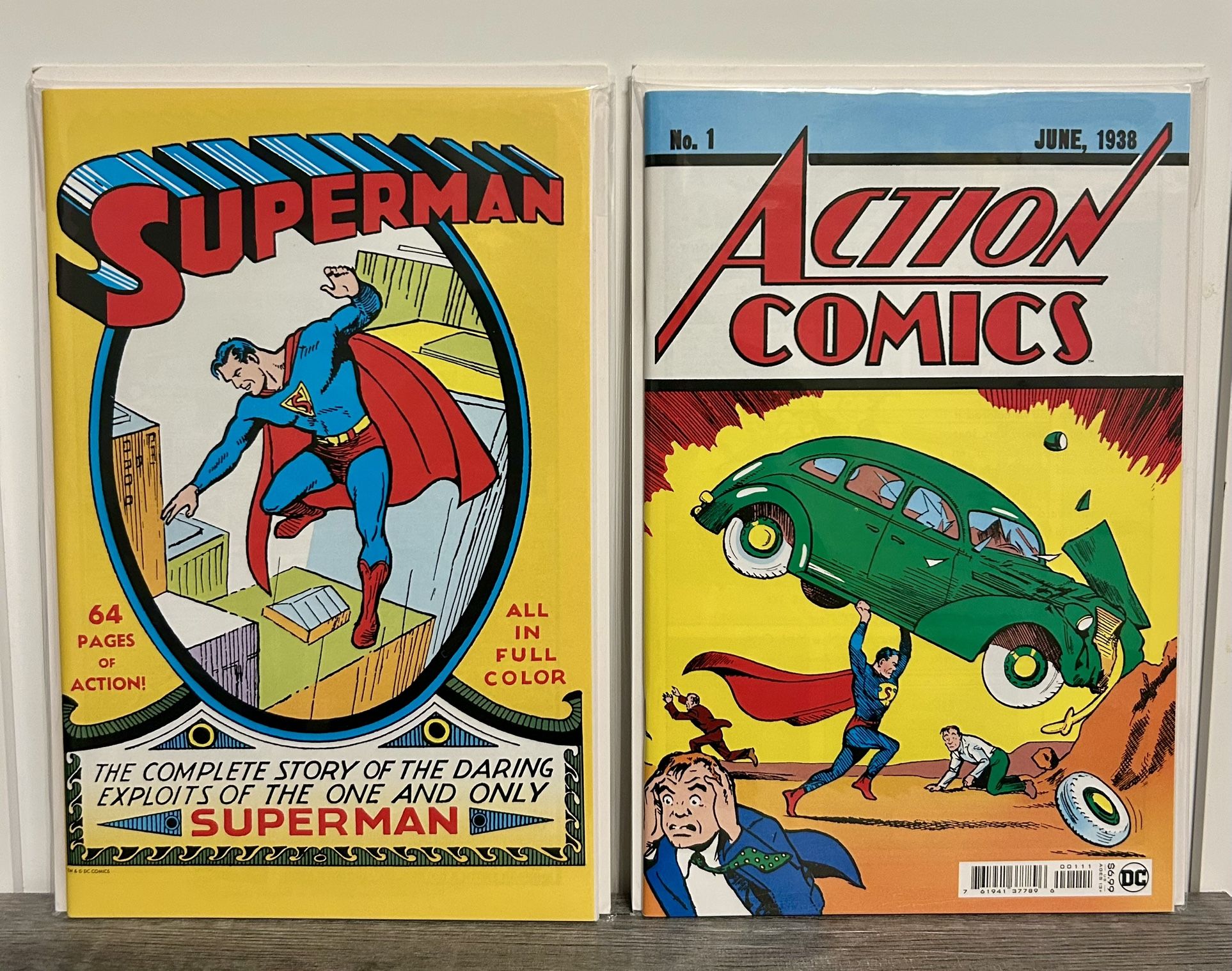 Action Comics #1 & Superman #1 Facsimile Comics