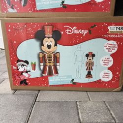 5 ft. LED Holiday Minnie Mouse Nutcracker Holiday Yard Decoration