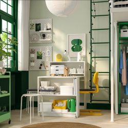IKEA BILLY / BERGSHULT bookcase combination with foldable table