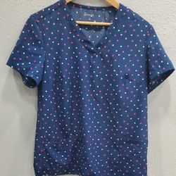 Sieana lane heart scrub top