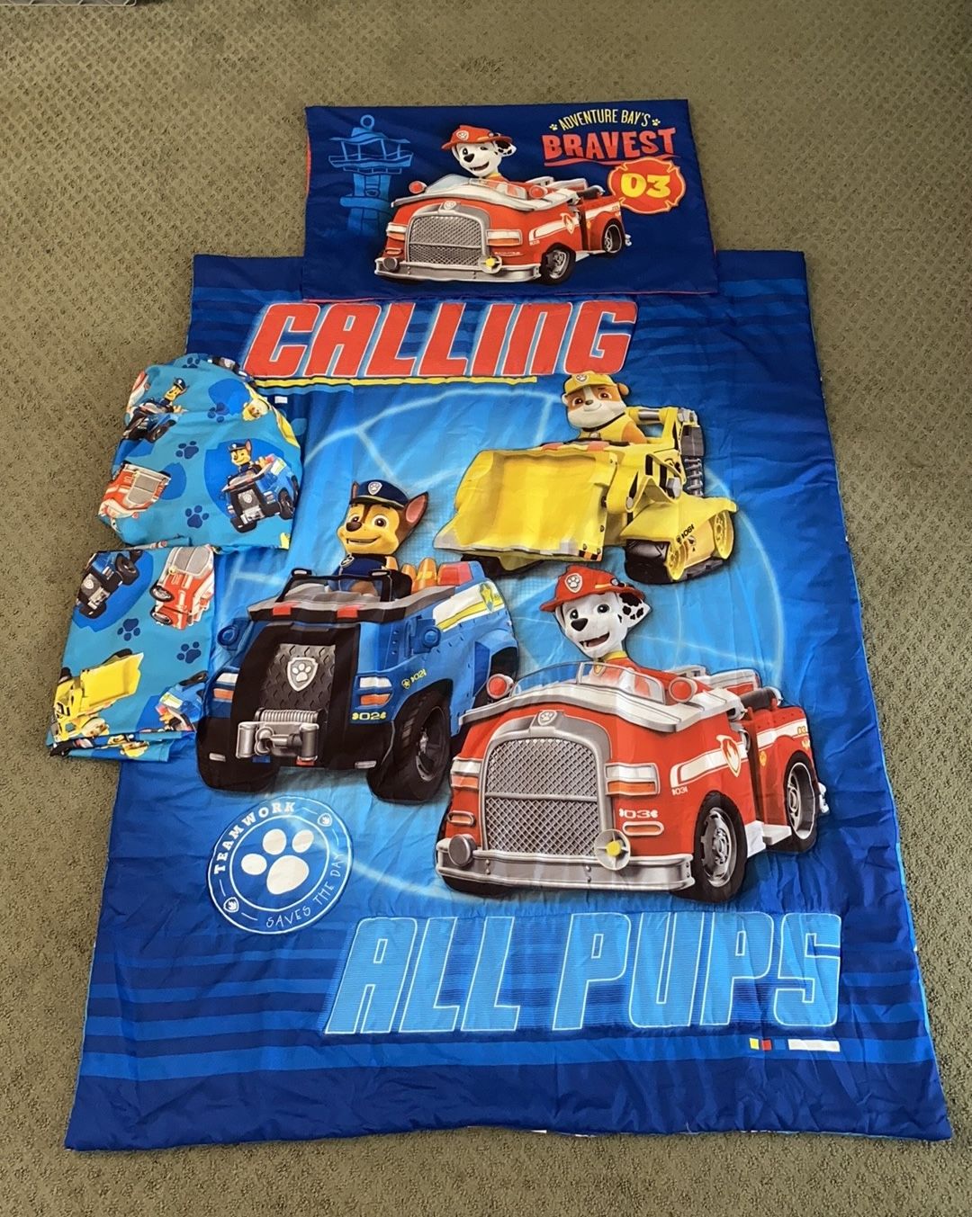 Paw Patrol Calling All Pups 🐶 4 Piece Toddler Bedding Set 