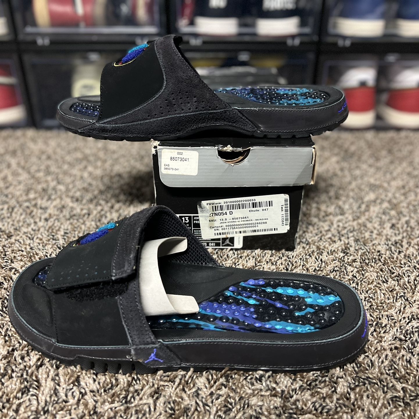 Jordan slides size 13 hot sale
