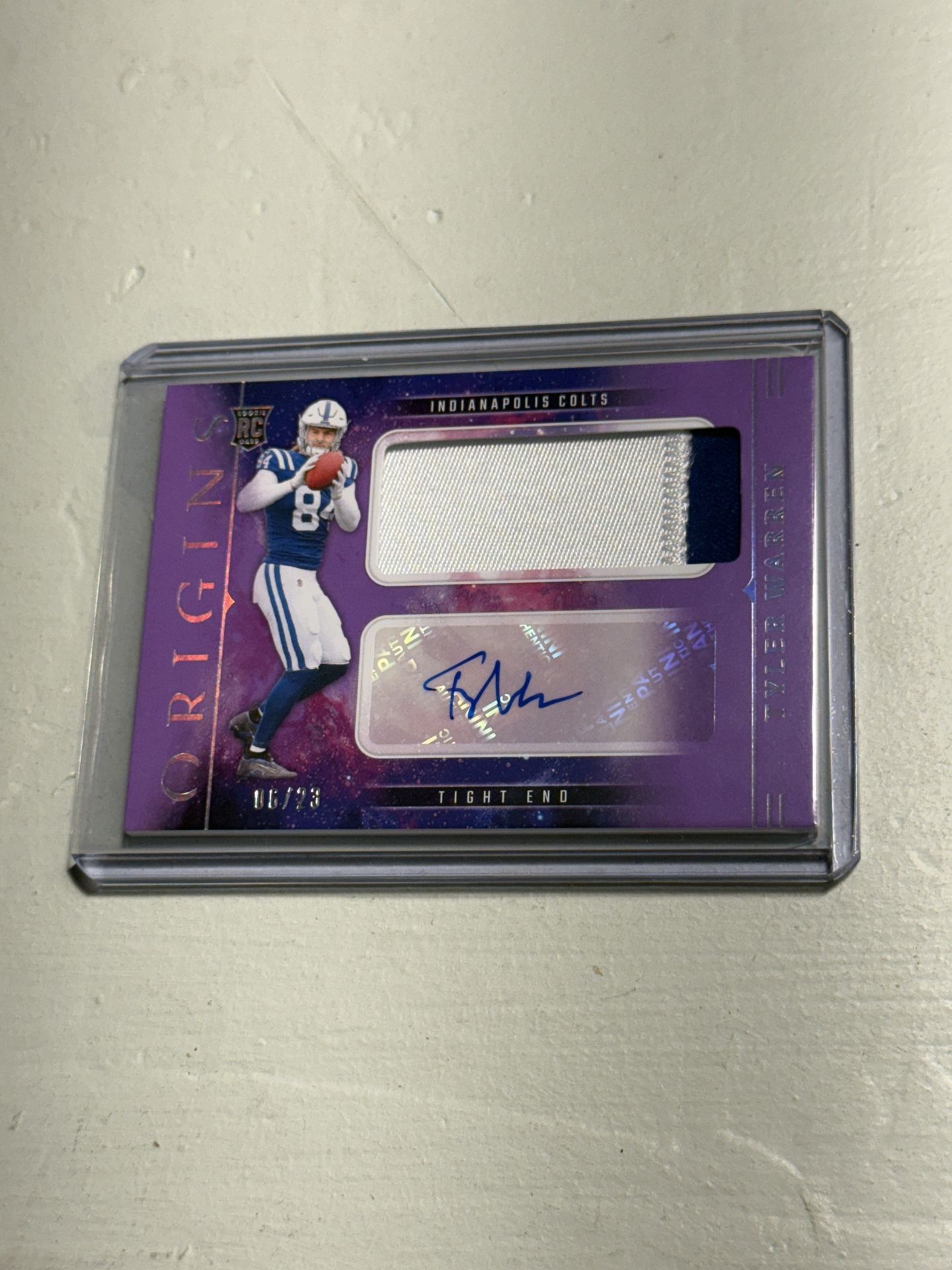 Tyler Warren RPA 2025 Orgins /23