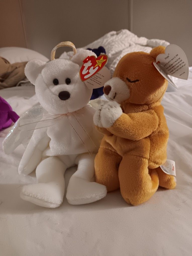 Bear Ty BEANIE BABY Halo And Bear Hope