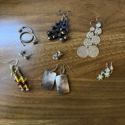 Lot Of Earrings - 8 Pairs