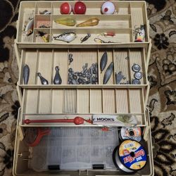 Plano Tackle Box  With Fishing Gear 