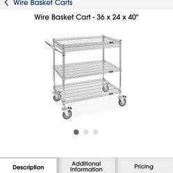 Heavy Duty Commercial Grade Utility Cart,