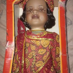 Ayana Beautiful Flower Limited Edition Collectible Porcelain Doll 