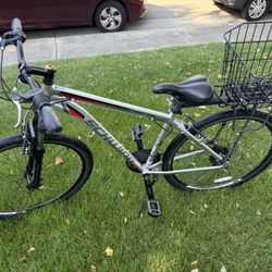 Schwinn Road Bike With Basket Attached 