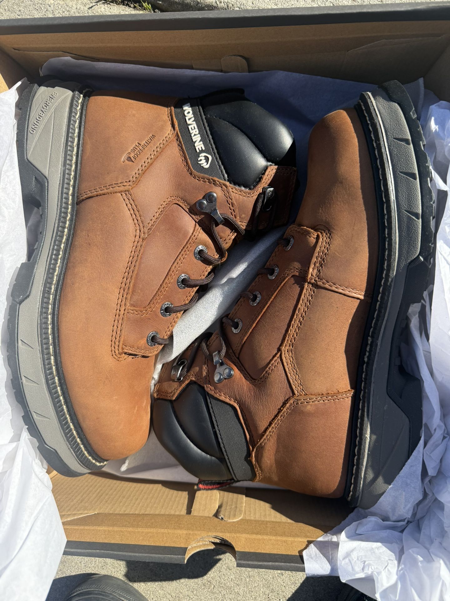 Wolverine Soft Toe Work Boots Size 10.5