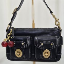 Coach 2008 Legacy Double Turnlock Shoulder Bag F12868