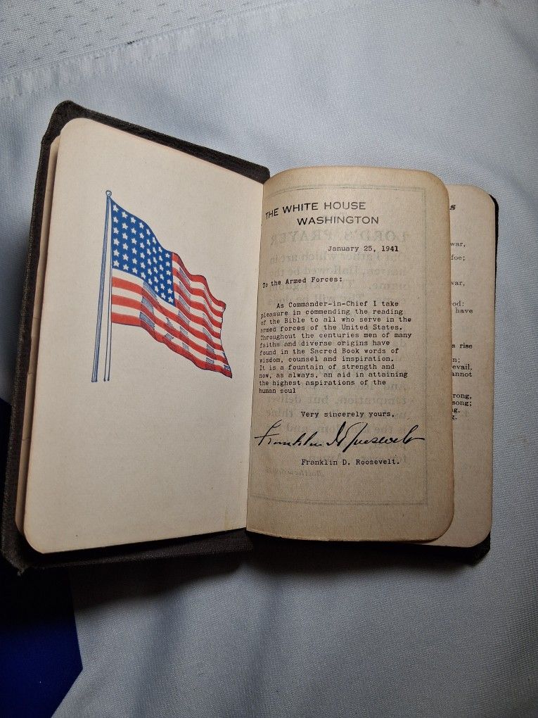 1941 Wwll Pocket Bible