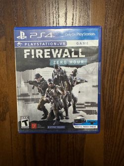 Firewall Zero Hour PS4 Game Disc