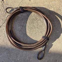 Cable lock loop end