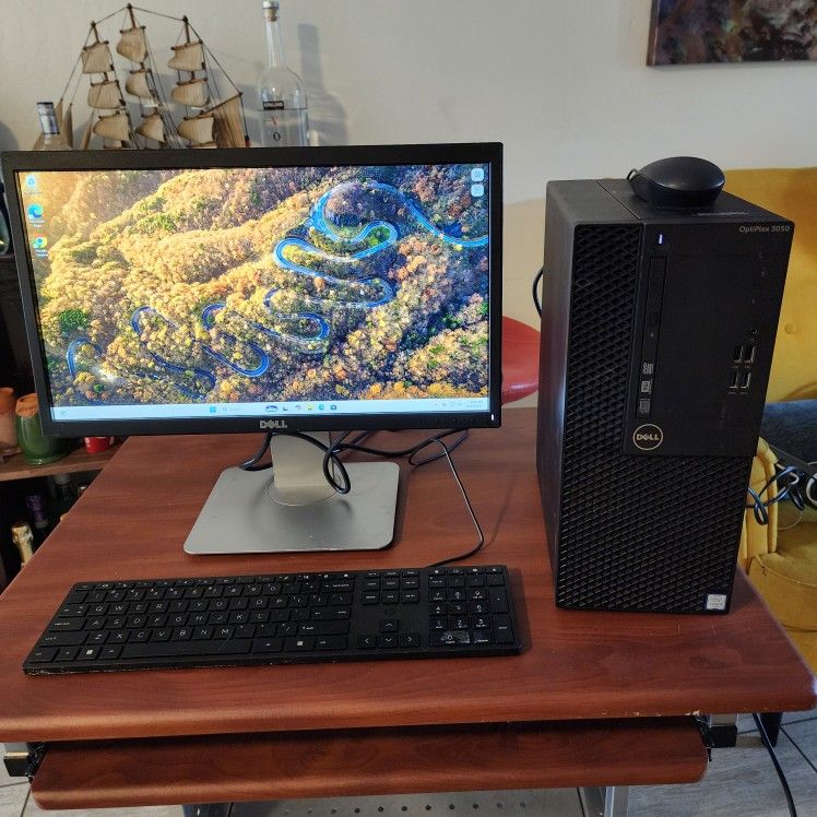 Dell OptiPlex 3050 MT PC i5-6500 3.20GHz 16GB RAM 
240 GB SSD 
Windows 11Pro. Microsoft office installed.  Nothing wrong.  Monitor, keyboard and mouse