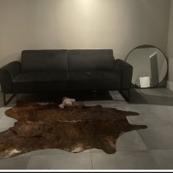 Modern Black Couch With Pull Out Bed 