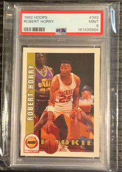 1992 Hoops Robert Horry Rookie PSA 9 Mint