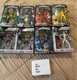 Power Rangers Legacy DinoThunder, In Space, Zeo LOT