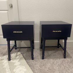 Nightstand/Side Tables/Navy Blue (Target)