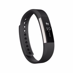 Genuine FITBIT Alta HR, Black With EXTRA Marble Band