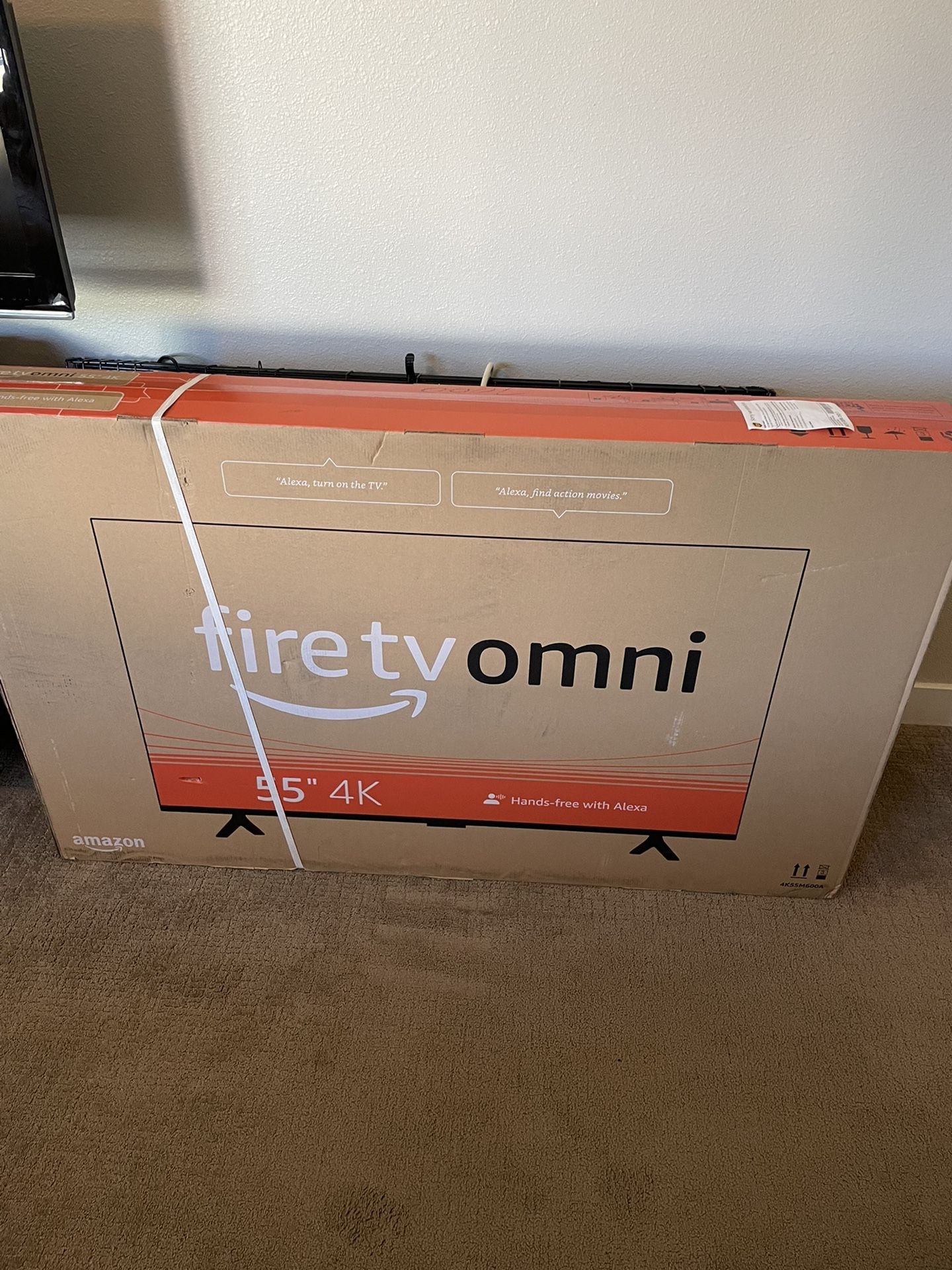 New 55” Omni 4K UHD Amazon Fire TV