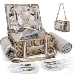 Picnic Basket Set for 4