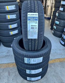 235/45R18 Kumho Solus Ta51 Set New Tires