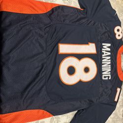 Peyton Manning Denver Broncos Nike On-Field Jersey #18 Size 52 (XXL)