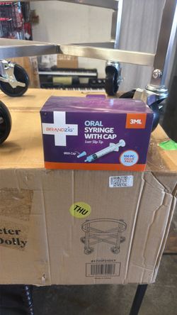 Brandzig 3ml Oral Syringes with Cap 100-Pack