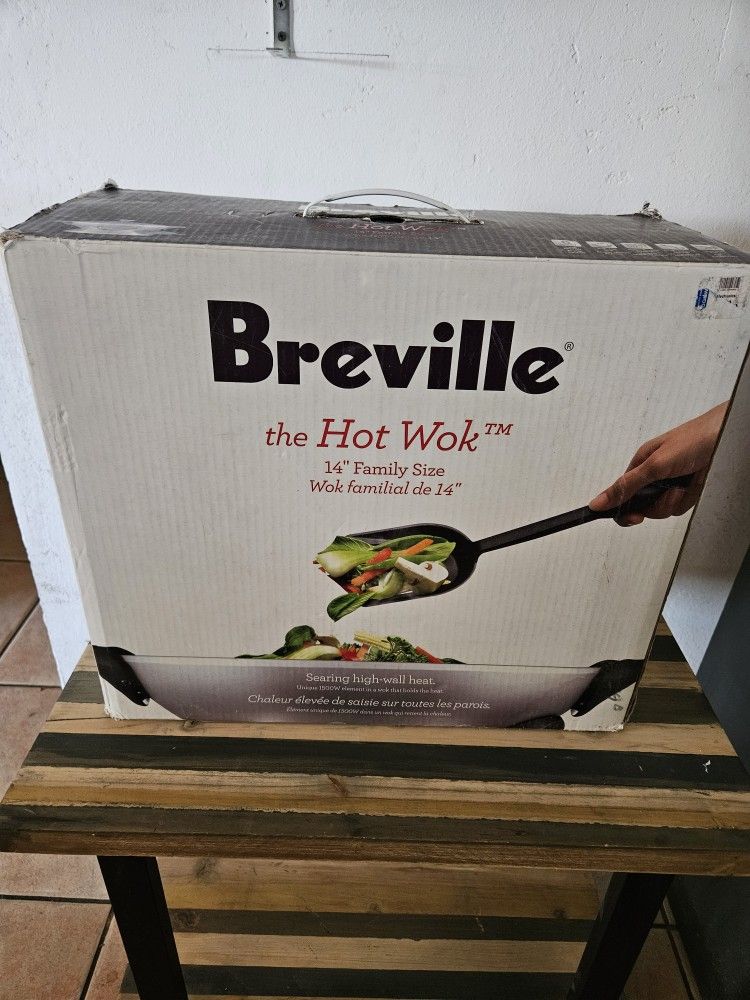 GREAT CONDITION BREVILLE HOT WOK ELECTRIC WOK SKILLET TOP QUALITY SELLING CHEAP