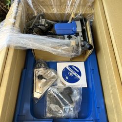 NEW Kobalt Folding Head 9 Amp 7 in Blade Sliding Table Tile Saw w/Stand