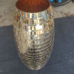 Tall glass face mirror squares