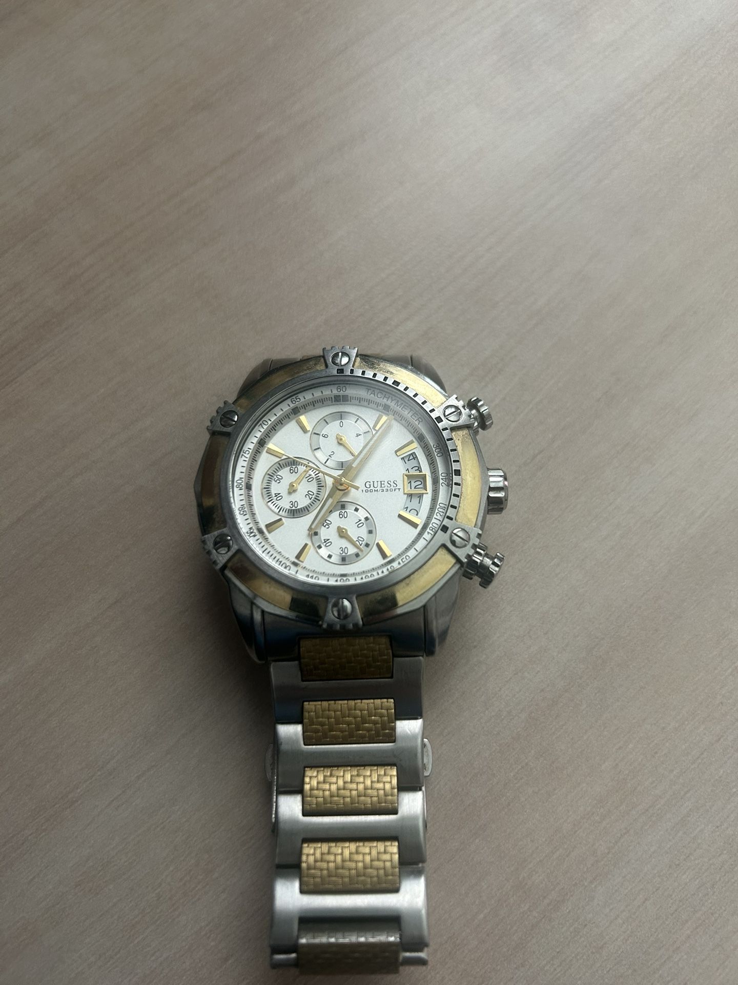 Guess water/scratch proof bracelet watch