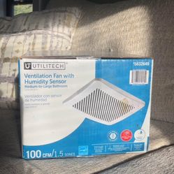 UTILITECH Ventilation Fan with Humidity Sensor