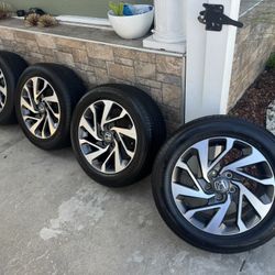16” OEM RIMS & TIRES FOR HONDA  5x114