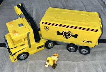 PAW Patrol Big Truck Pup’s Rubble Transforming Vehicle & Figure - COMPLETE SET