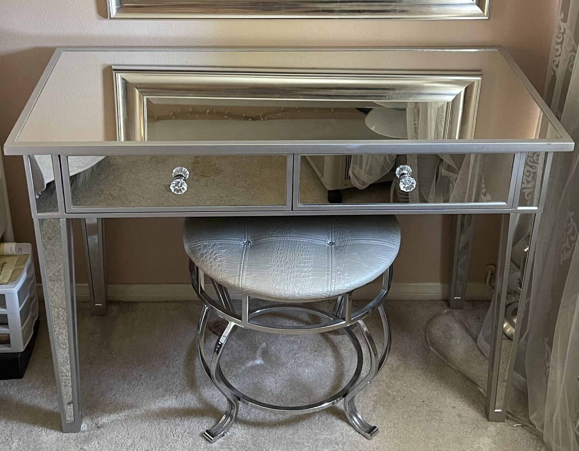 Mirrored Vanity