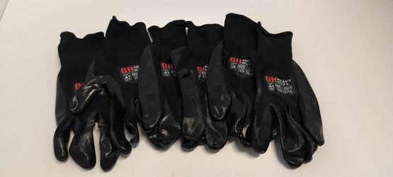 GH Heavy Duty Reusable  All Purpose Working Gloves with Cut Resistant Palm/ xl / 3 pairs