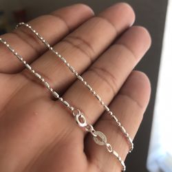 Sterling Silver ladies choker 16”