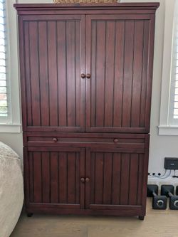 Pottery Barn Desk Armoire
