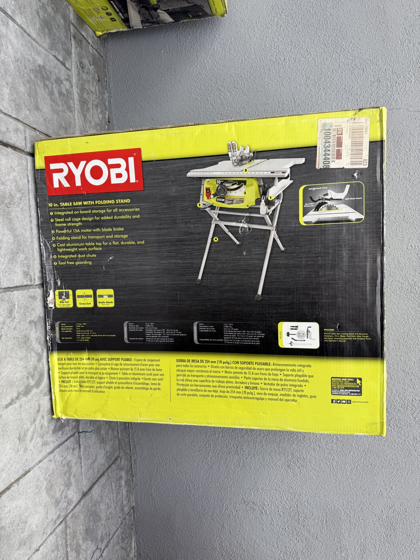 Ryobi Table Saw And Miter Saw