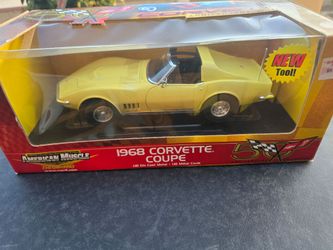 American muscle 1968 corvette coupe die cast