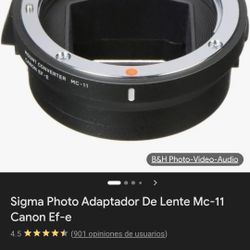 Vendo Adaptador Sigma MC-11