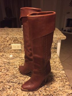 Leather boots